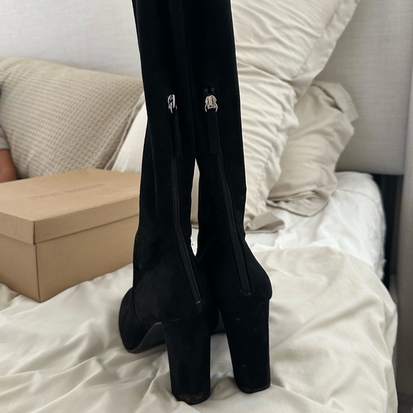 STEVE MADDEN EMOTIONS THIGH HIGH HEELED BOOTS - Picture 7 of 8